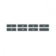 Kit de symboles pour poussoirs sans fil RF, Graphite