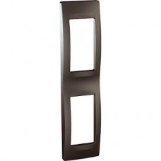 Plaque de finition et support 1 M superpose Graphite