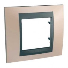 Plaque 2M simple Cuivre d'onyx Graphite