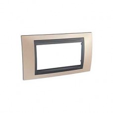 Plaque 4M simple Cuivre d'onyx Graphite