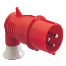 Fiche mobile coudée 16A 2PT 380-415V IP44 50-60HZ