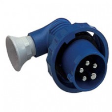 Fiche mobile coudée 16A 3PNT 200-250V IP67 50-60HZ