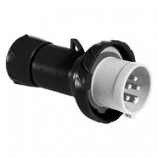 Fiche mobile industrielle-droite-16A-3P+N+T-480..500V CA-IP 67