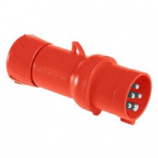 Fiche mobile industrielle-droite-32A-3P+N+T-380..415V CA-IP 44