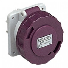 Socle de prise industrielle-droite-16A-3P-20..25V CA-IP 67