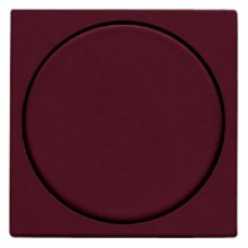 Façade variateur à impulsion satin bordeaux