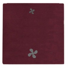 Façade interrupteur VMC satin bordeaux