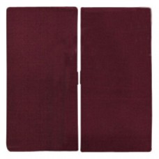 Façade double va-et-vient ou double BP satin bordeaux