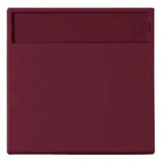 Façade BP porte-étiquette satin bordeaux