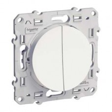 Double va-et-vient blanc connexion rapide à vis