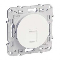 Prise RJ45 blanc grade 3 (multimédia) cat. 6 STP à vis
