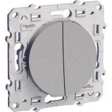 Double poussoir aluminium à vis connexion rapide