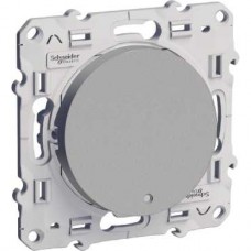 Va-et-vient lumineux aluminium 10A à vis LED orange 15mA local. ou temoin