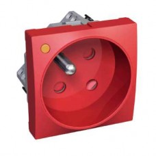 Prise 2P+T 45°-90° Rotoclip détrompage lumineuse