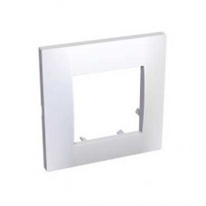 Plaque Blanc 1 poste 80 x 80 mm