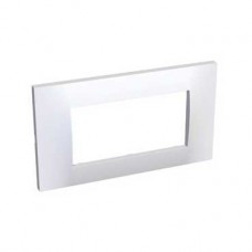Plaque Blanc 2 postes 80 x 140mm horizontal
