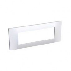 Plaque Blanc 3 postes 80 x 195mm horizontal
