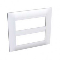 Plaque Blanc 2 x 3 postes 175 x 186mm horizontal