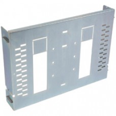 Platine réglable XL3 4000 - 1 DPX/DPX-IS 1600 fixe -prises arr. - horiz. -24 mod