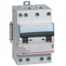 Disjoncteur DX³ 6000-vis/vis-4P-400V~-40A-10kA-courbe D-départ tri-peigne HX³ trad 4P Legrand