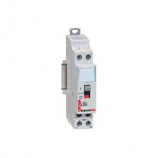 Contacteur de puissance cde manuelle - 24 V~ - 2P - 250V~ - 25 A - 2F - 1 mod