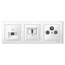 Enjoliveur TV 2 3 S blanc brillant