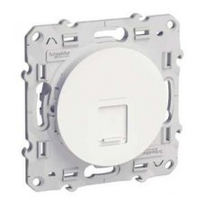 Prise de communication RJ45 sans connecteur blanc