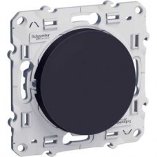 Poussoir Anthracite, 10 A, à vis