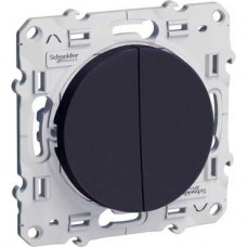 Va-et-vient + poussoir Anthracite, 10 A