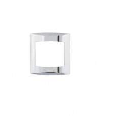 Plaque chrome brillant simple Métal