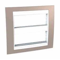 Plaque avec support de fixation inclus 2x6 M horiz. Vison