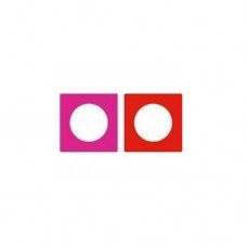 Feuillet de couleur pour plaque Odace You - Rouge / Rose