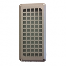 BRICK MESH LED, GRIS ARGENT, LED BLANCHE