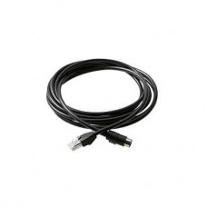 Cordon TV FM RJ45 noir 2m