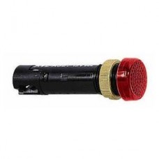 Voyant rond diam 12 IP 40 rouge del intégrée 24 V bornes