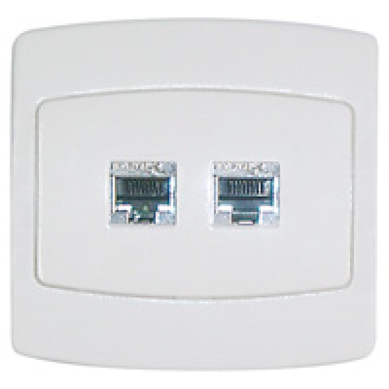 SCHNEIDER ALB73542 Prise RJ45 cat 6 blindée double FTP ElecBoutique.fr