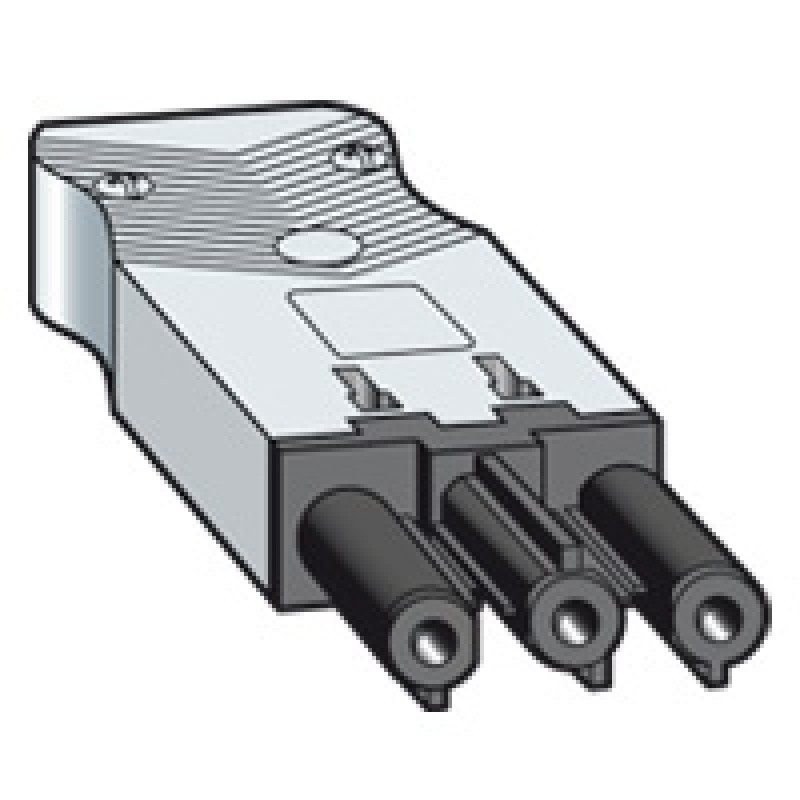 Lot de 10 connecteurs de câblage rapide PCT3-3 3 sorties de 7,6 cm pour fil  dur simple brin de 0,08 à 4 mm, borne d'accueil de câble électrique