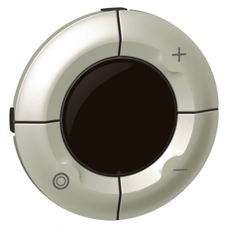 Doigt Enjoliveur TITANE Pour Variateur Legrand Céliane - Réf. 65183 - Compatible 67083, 67082, 67080