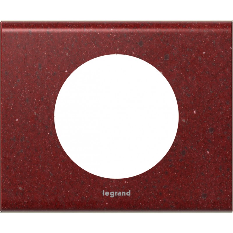 Plaque De Finition Legrand Céliane 069161 - 1 Poste, Corian Antarctica, Blanc