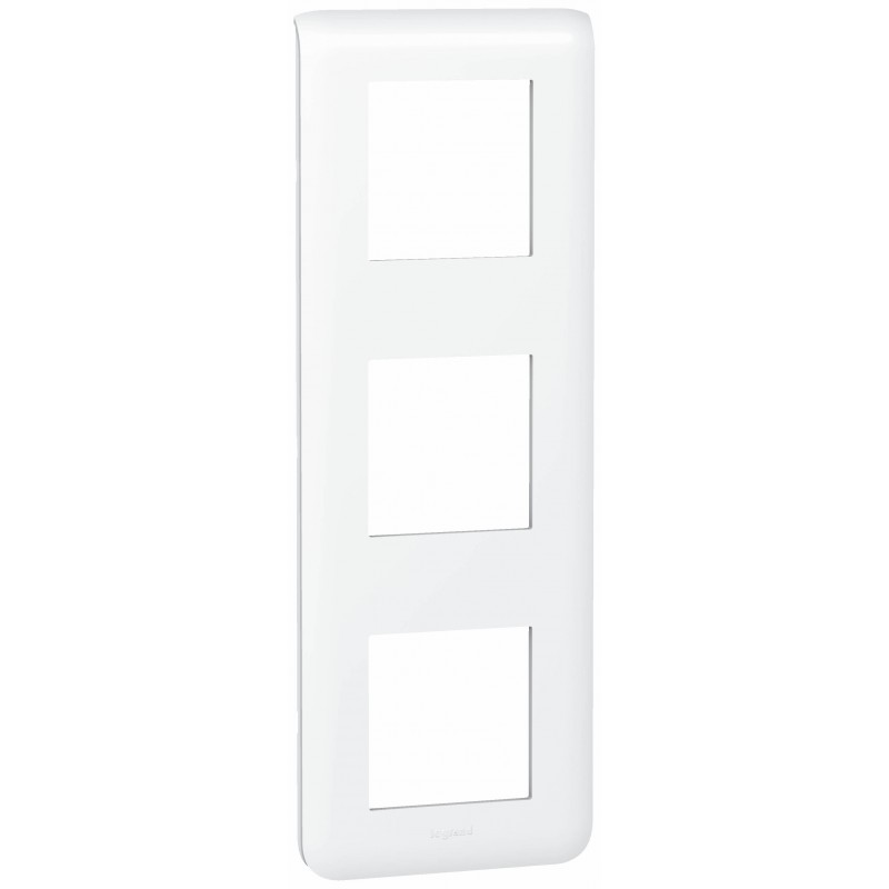 Niko - Plaque de recouvrement triple verticale 60MM greige - 104-76300