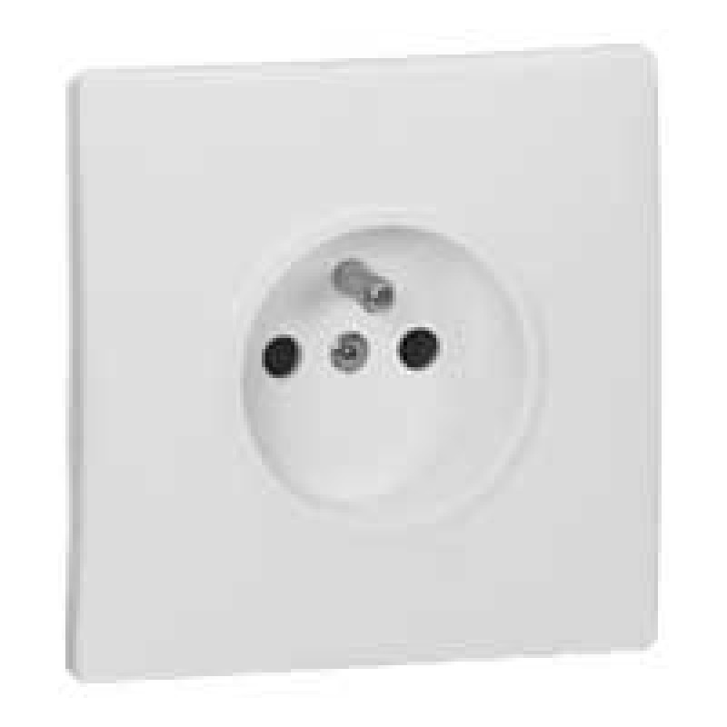 Prise Double Legrand Neptune 2P+T - Fixation Vis/griffes - Neuf