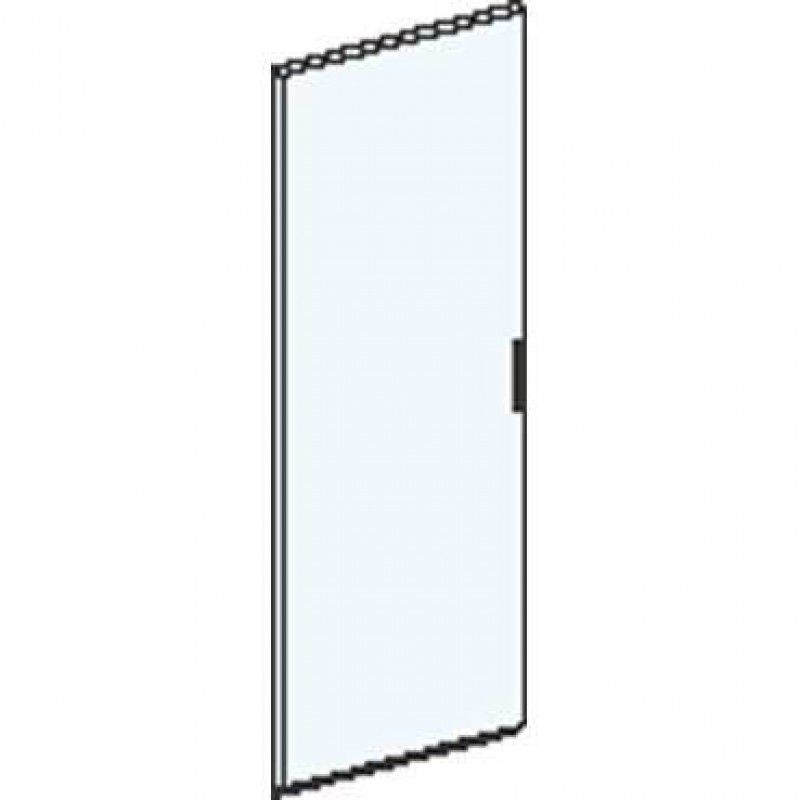 PrismaSeT XS - Porte pleine RAL9003 pour coffret encastré 3 rangées 13 modules - LVSXDP313