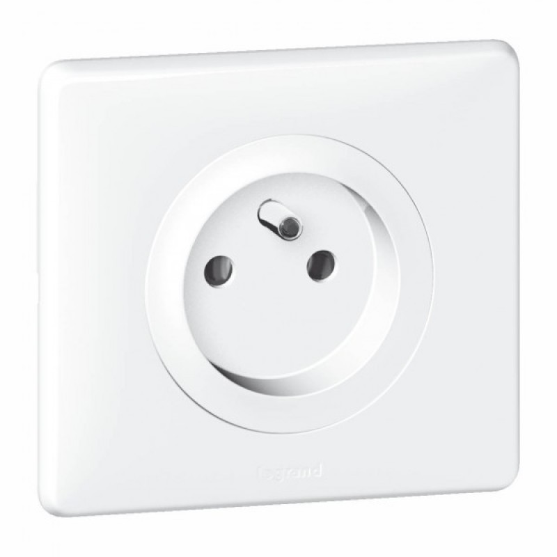 Prise de courant connectée 2p+t - céliane with netatmo - blanc
