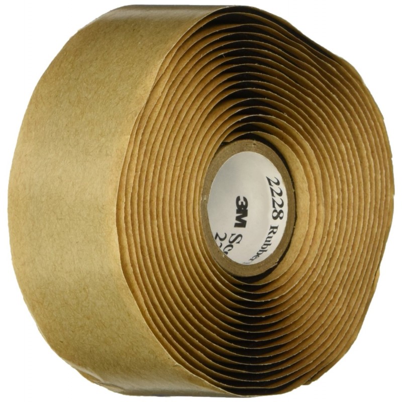 M 2228 Scotch Moisture Sealing Electrical Tape, 1 in x 10 ft x 0.65 in ElecBoutique.fr