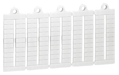 Plaque Repères Legrand 039521 Pour Bloc Jonction Viking 3 - Blanc, Lecture Horizontale, Pas 6 - Neuf D'origine France