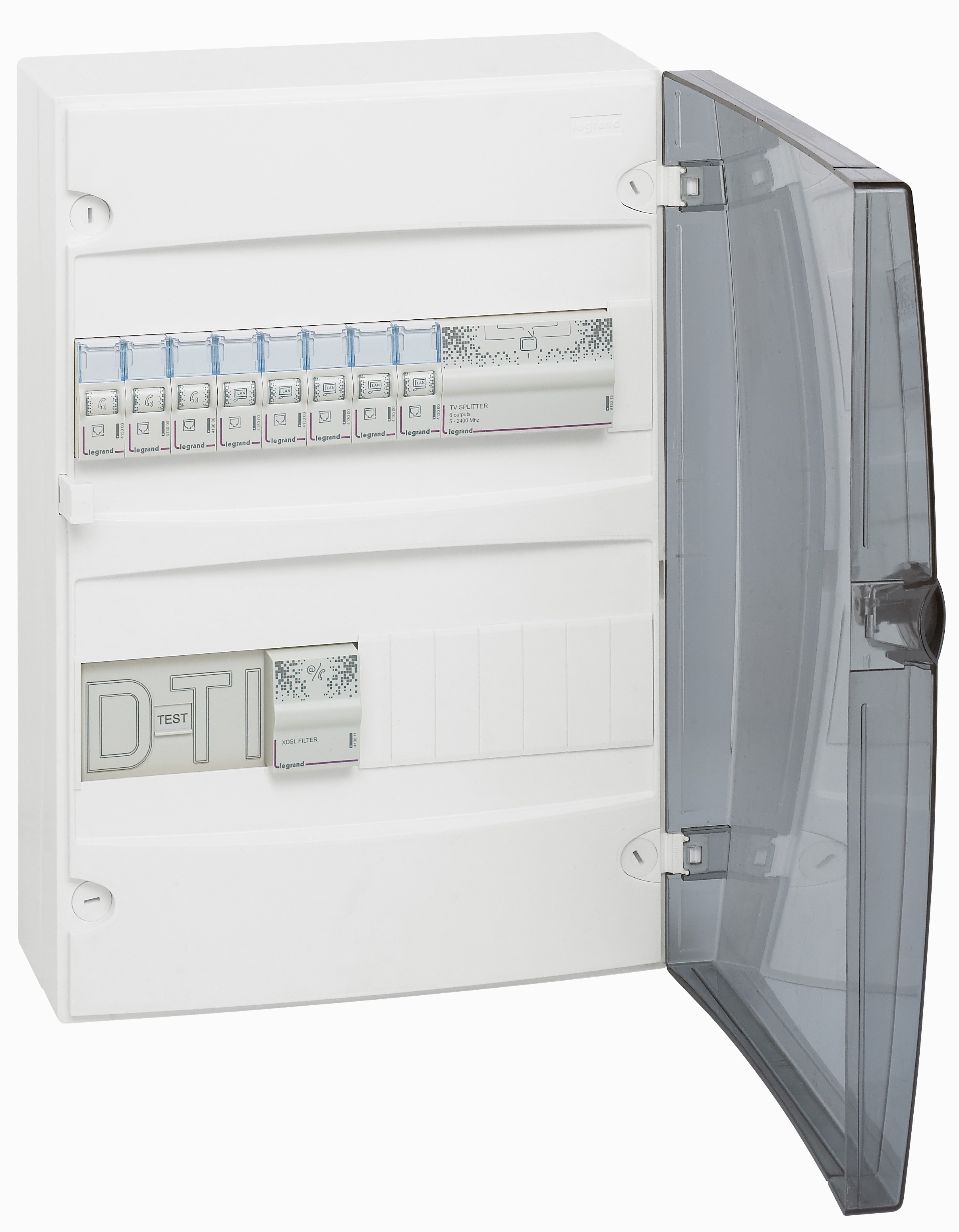 413262 - Legrand Coffret multimédia Triple Play Gigabit Drivia 13