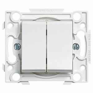 Poussoir Lumineux Arnould ESPACE 60116 – Avec Voyant Et Porte-étiquette – Neuf