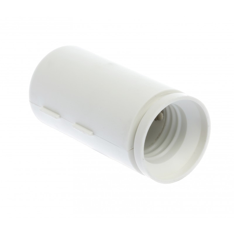 Lot De 3 Douilles E27 Pré-câblées - Câble 15 Cm - Blanc - Max 75W - Pour Rénovation Ou Dépannage