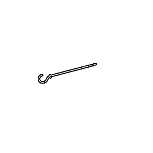 Legrand - 089583 - Crochet pour suspension de luminaire Batibox béton - longueur 85mm