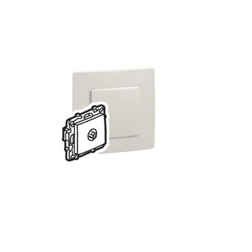 Lot De 4 Prises TV Legrand Niloé - Modèle Blindé étoile, Couleur Argent, Référence 0 96678
